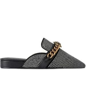 Kurt Geiger Chelsea Chain- Embellished Mules - Black