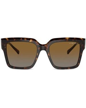 Vogue Eyewear Tortoiseshell-Effect Sunglasses - Brown