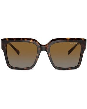 Vogue Eyewear Tortoiseshell-Effect Sunglasses - Brown