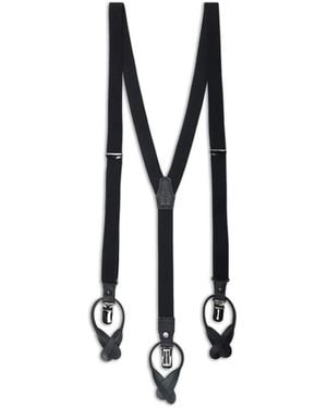 Yohji Yamamoto Woven Suspenders - White