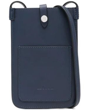 Kiton Bandolera De Piel - Azul