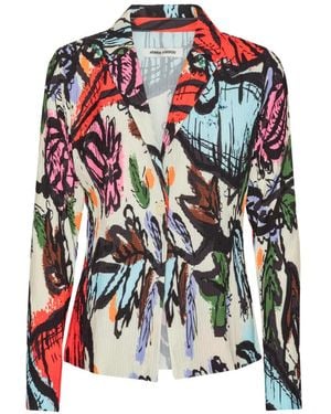 Henrik Vibskov Plissé Floral Jacket - White