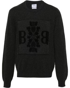 Barrie 3D-Logo Cashmere Sweater - Black