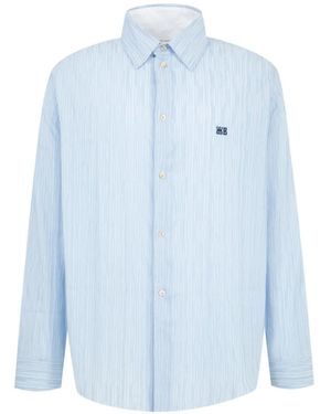 Wales Bonner Atlantic Striped Shirt - Blue