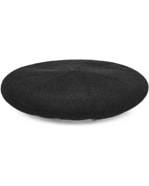 CA4LA Knitted Beret - Black