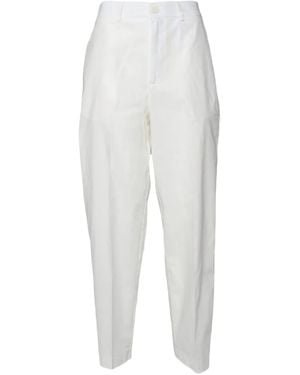SOLOTRE Cotton Pants - White
