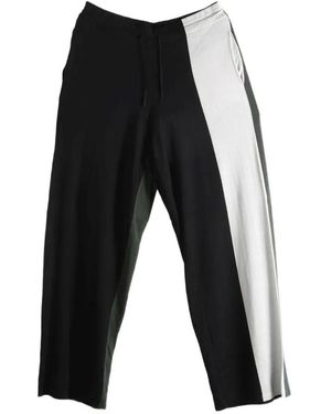 Kiko Kostadinov Colour-Block Drawstring Track Trousers - White