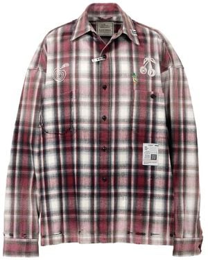 Maison Mihara Yasuhiro Vintage Like Check Shirt - Red