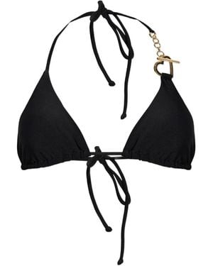 Moschino Bikinioberteil Mit Herz-Motiv - Schwarz