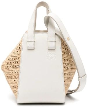 Loewe Compact Hammock Tote Bag - White