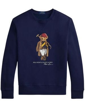 Polo Ralph Lauren Polo Bear Crew-Neck Jumper - Blue