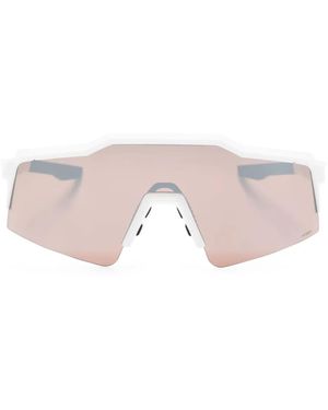 100% Eyewear Speedcraft Oversize-Frame Sunglasses - Pink
