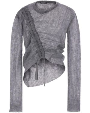 Tシャツ・カットソー Ann Demeulemeester KRIS KNITTED 3-HOLES TOP Ann Demeulemeester Knitwear for Women | Online Sale up to 50