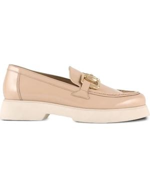 Högl Max Horsebit-Embellished Loafers - Natural