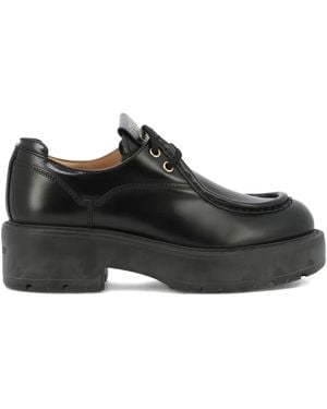 Miu Miu Derbies À Plateforme 55 Mm - Black