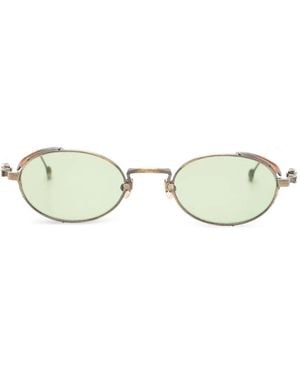 Matsuda Oval-Frame Sunglasses - Metallic