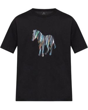 Paul Smith T-Shirt Con Stampa - Nero