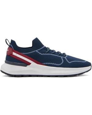 Bally Sylen Ribbon Logo Sneakers - Blue