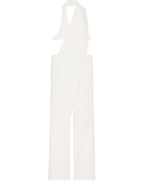 Courreges Combinaison À Dos-Nu - Blanc