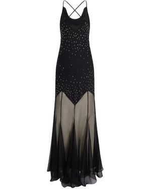 Rabanne Embellished Maxi Dress - White