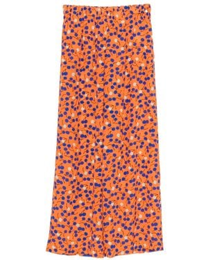 Aspesi Printed Silk Trousers - Orange