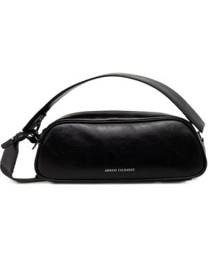 ARMANI EXCHANGE Sac À Bandoulière À Logo Imprimé - Noir
