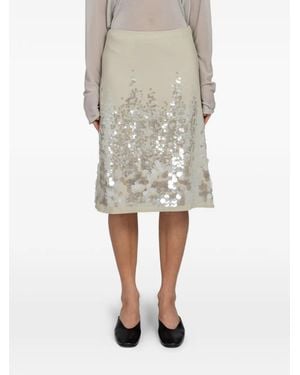 Paloma Wool Ara Midi Skirt - Natural