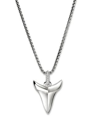 John Hardy Shark Tooth Talisman ネックレス - メタリック