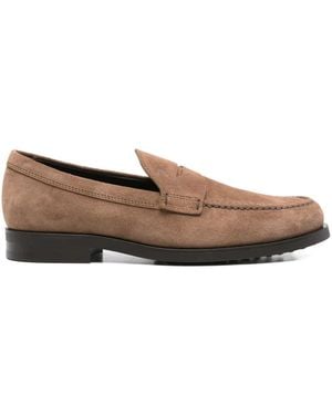 Tod's Penny Suede Loafers - ブラウン