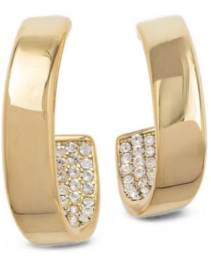 Guess Madison Halbcreolen Mit Kristallen - Mettallic