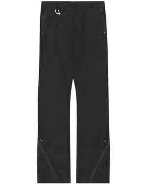HELIOT EMIL Moire Trousers - Black