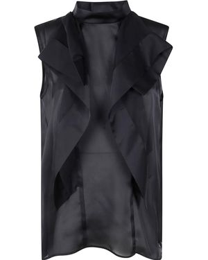 Sacai Ruffled Top - Black