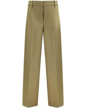 True Royal Pantalones rectos con pinzas - Verde
