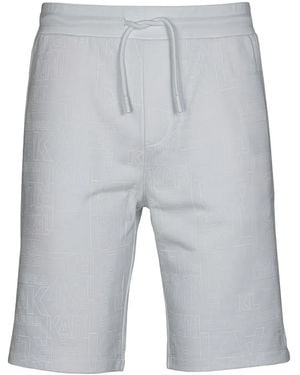 Karl Lagerfeld Drawstring Sweat Shorts - Grey