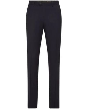 Billionaire Flannel Tailored Trousers - Blue