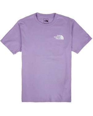 The North Face Logo-Print T-Shirt - Purple