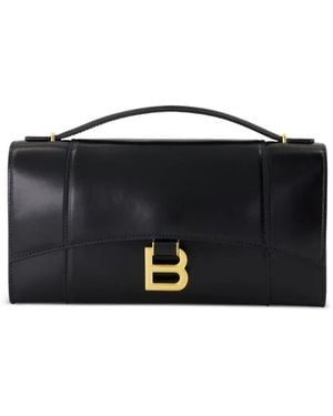 Balenciaga アワーグラス ハンドバッグ - ブラック