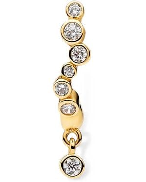Maria Black Nova Crystal-Embellished Drop Earrings - Metallic
