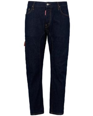 DSquared² Cottage New Biker Jeans - Blue