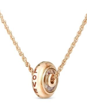 Moritz Glik 18k Yellow Gold Palavras 9 Diamond Necklace - Metallic