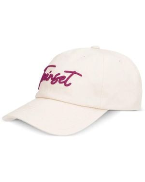 Twinset Logo-Embroidered Baseball Cap - Pink