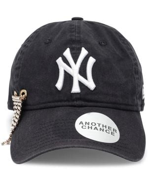 ANOTHER CHANCE Verzierte Baseballkappe Mit Logo-Stickerei - Blau