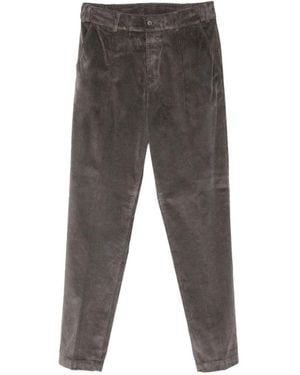 Eleventy Corduroy Pleated Trousers - Grey