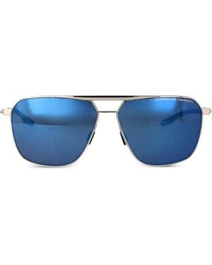 Porsche Design Square Frame Sunglasses - Blue