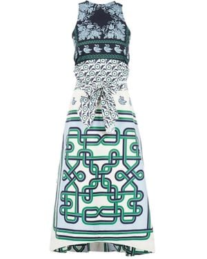 Biyan Maxikleid Mit Bindegürtel - Blau