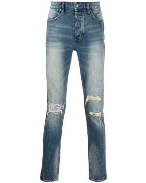 Ksubi Van Winkle Distressed Jeans - Blue