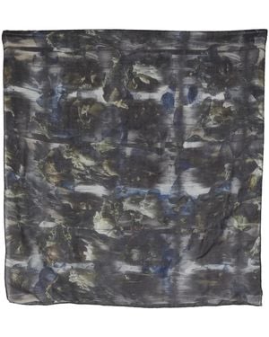 Henrik Vibskov Barock Flower Wool-Blend Scarf - Grey
