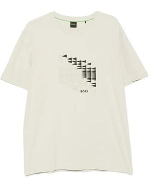 BOSS Graphic-Print T-Shirt - White