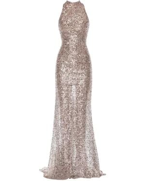 Bronx and Banco Vestido de fiesta Tessa con cuello halter - Blanco