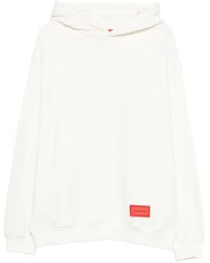 Vision Of Super Logo-Patch Hoodie - White